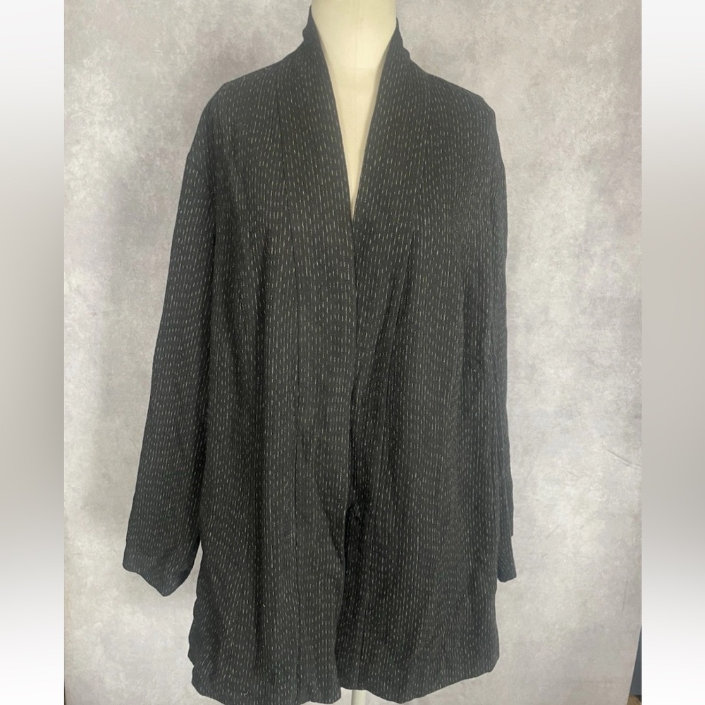 Eileen Fisher Womens  Blazer Wool Blend Size 2X